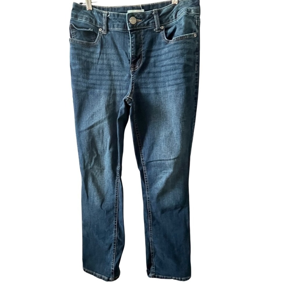 Maurices M Jeans Classic Womens Straight Leg‎ Medium Wash Denim Jeans Size 10